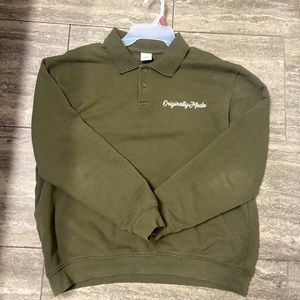 Originally Made Dark Green ZARA polo shirt